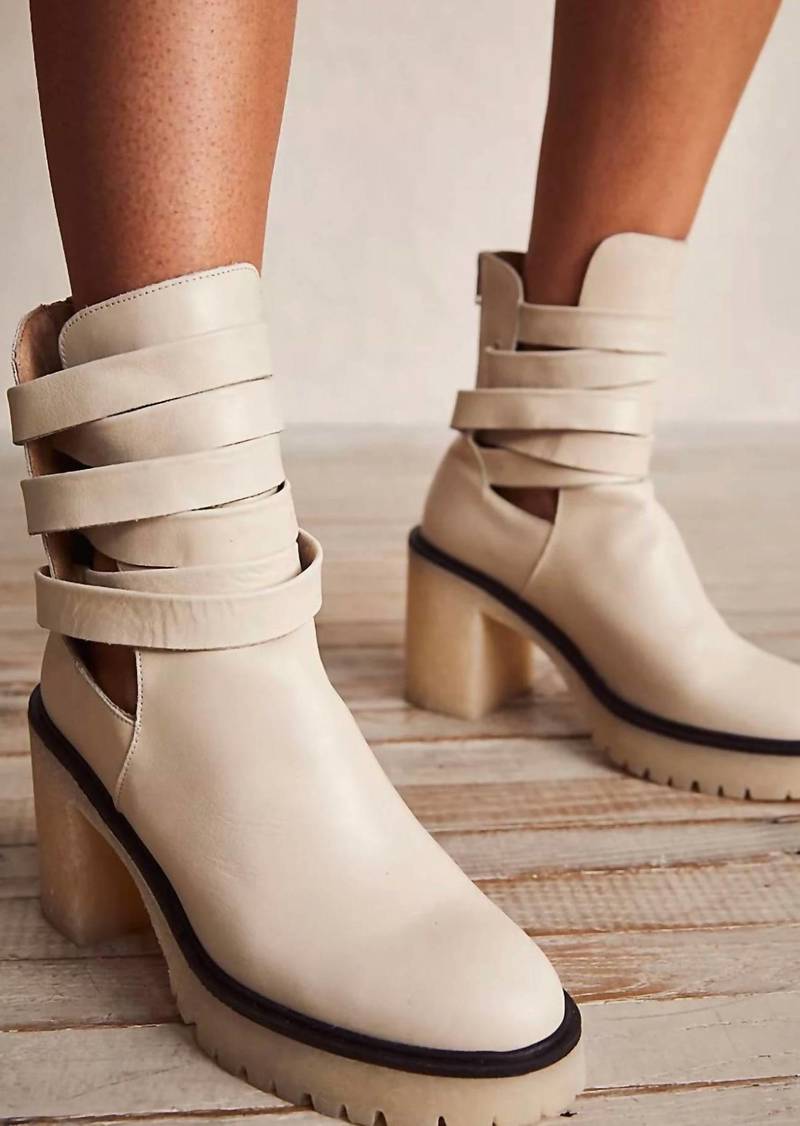 Free People Jesse Women's Cutout Boots In Ivory