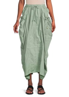 Free People Jilly Solid Maxi Skirt