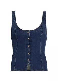 Free People Kara Denim Vest