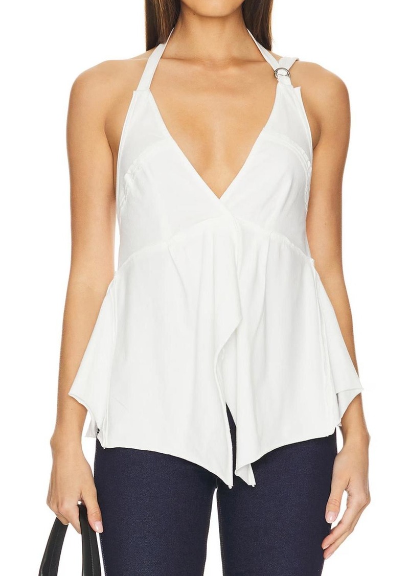 Free People Layla Tunic Top In Optic White