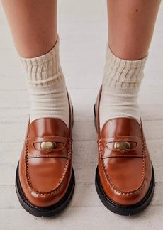 Free People Liv Loafers In Bronzer