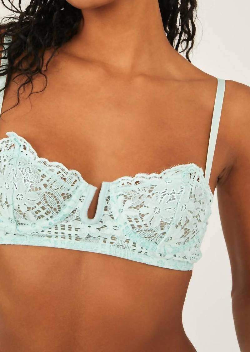 Free People Made You Look Balconette Bra In Artic Ice