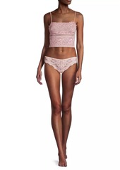 Free People Maya 3-Pack Floral Lace Bikini Brief Set