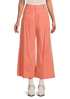 Free People Menorca Solid Cropped Pants