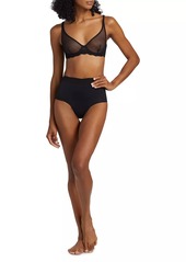 Free People Mid-Week Sheer Polka Dot Underwire Balconette Bra