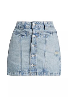 Free People Midnight Sun Denim Skort