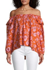 Free People Miss Daisy Off-The-Shoulder Top