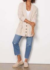 Free People Montana Cable Cardi In Tea