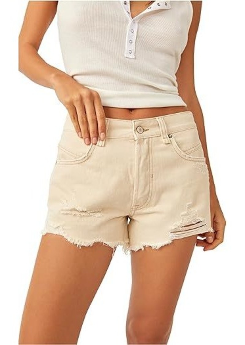 Free People Now Or Never Denim Short