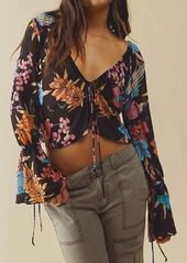 Free People Of Paradise Top In Black Combo