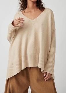 Free People Orion A Line Tunic In Almond
