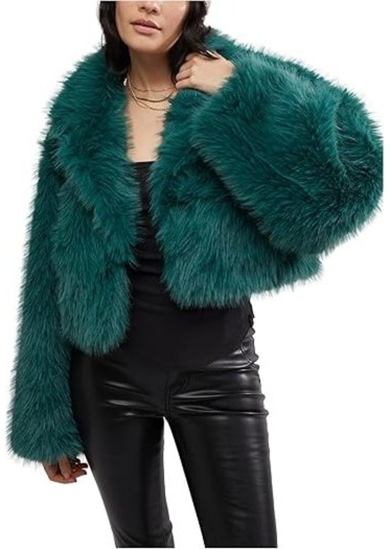 Free People Paris Cropped Fur