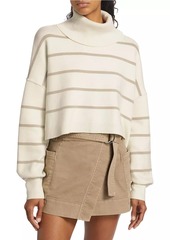 Free People Paulie Cropped Turtleneck Sweater