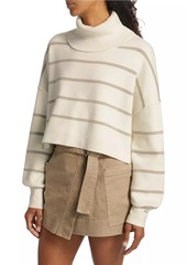 Free People Paulie Cropped Turtleneck Sweater