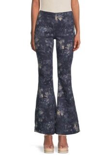 Free People Free People Ruffle Flare Jeans | Denim