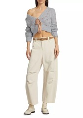 Free People Rock Springs Cotton Barrel Pants