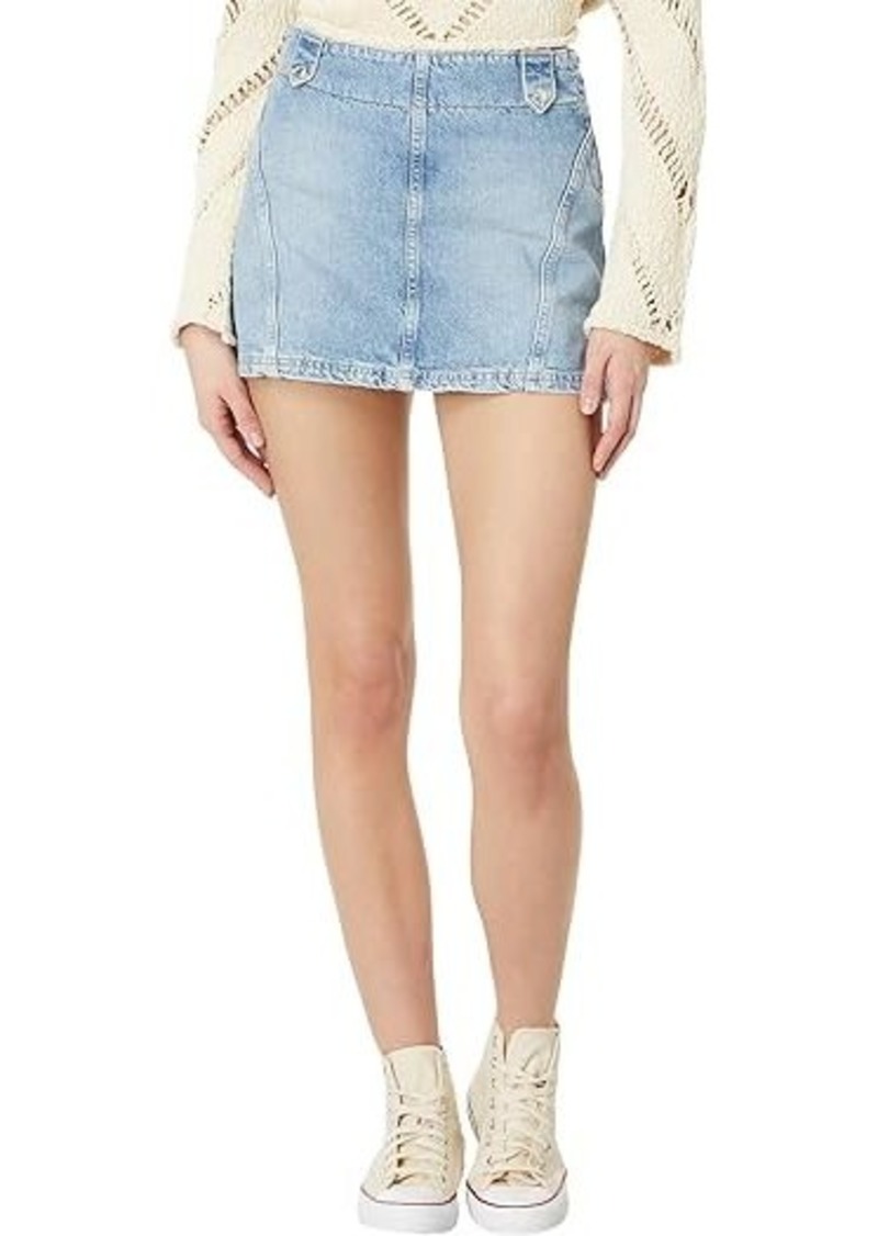 Free People Runaway Denim Skirt