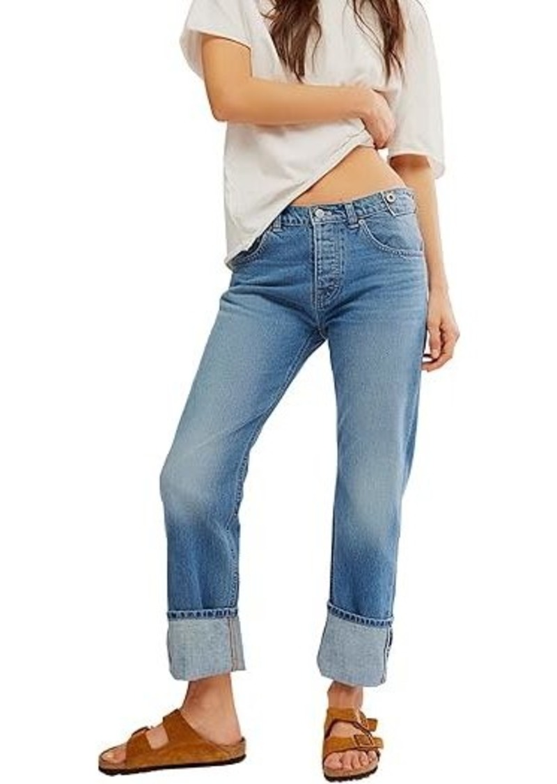 Free People Slim Shade Selvedge Jeans