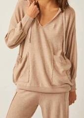 Free People Snuggle Season Pullover In Oatmeal