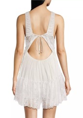 Free People Spring Fling Lace Open-Back Romper