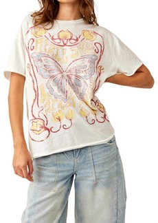 Free People Spring Showers Tee In White