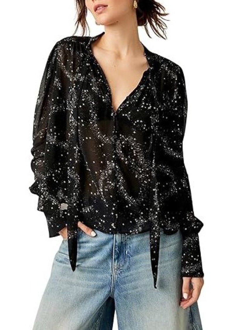 Free People Stars Align Printed Top