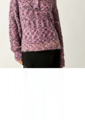 Free People Stellar Pullover Sweater In Shocking Pink