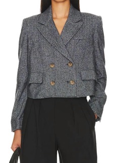 Free People Tailored Heritage Blazer In Blue