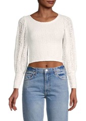 Free People Tea Time Cropped Top