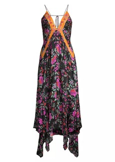 Free People There She Goes Printed Dress