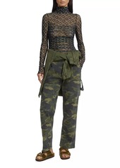Free People Under It All Floral Mesh Bodysuit