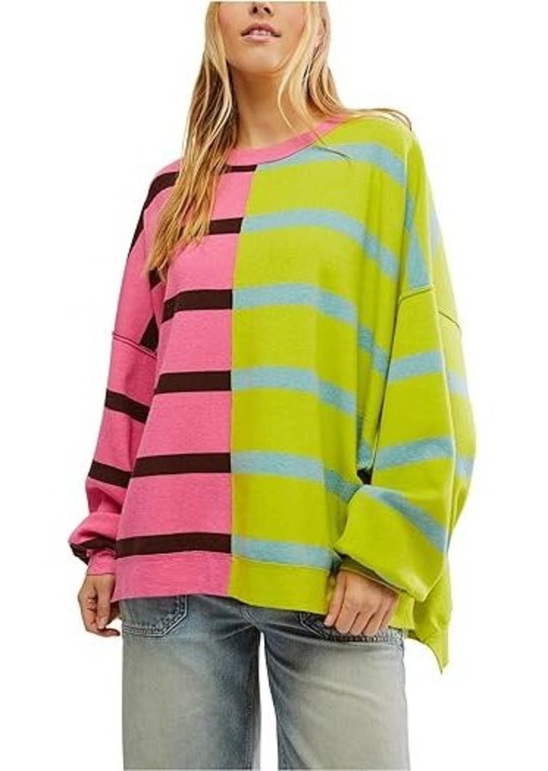 Free People Uptown Stripe Pullover