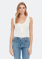 Free People Vacay Faux Button Down Tank - XS