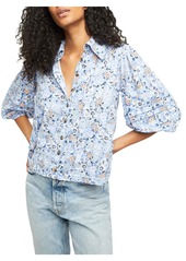 Free People Floral Blouse in Pop Combo at Nordstrom