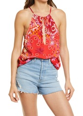Free People I Dare You Floral Mixed Print Tank in Wild Combo at Nordstrom