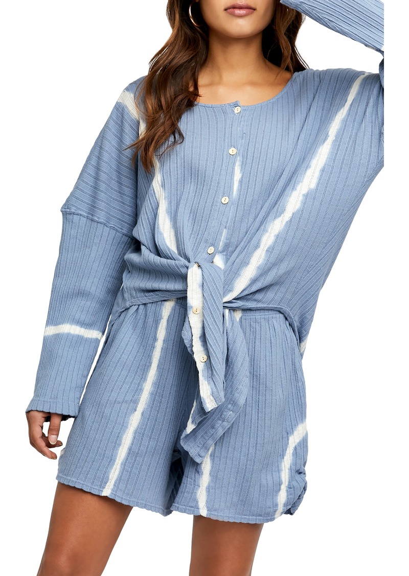 Daydreamer Ruffle Semisheer Cotton Pajamas
