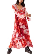 Free People Moroccan Roll Floral Long Sleeve Maxi Dress