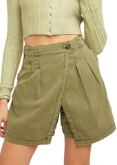 Women's Free People Olive Layered Front Shorts