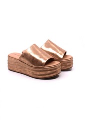 Free People Women's Harbor Flatform Sandals In Rose Gold