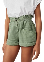 Free People Womens High Rise Solid Casual Shorts