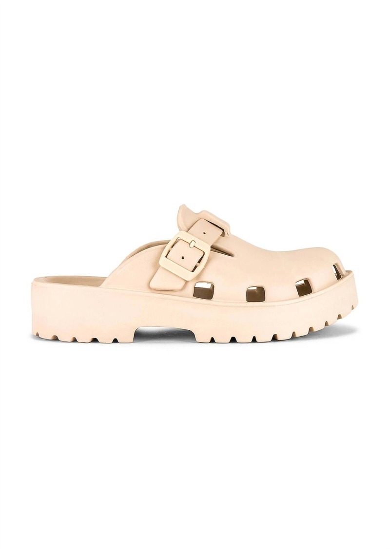 Free People Women's Karlie Buckle Clog In Sand Dune