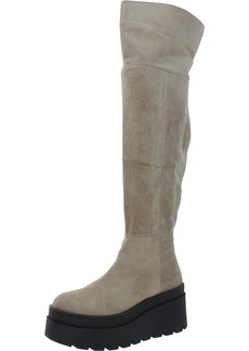 Free People Womens Tall Suede Over-The-Knee Boots