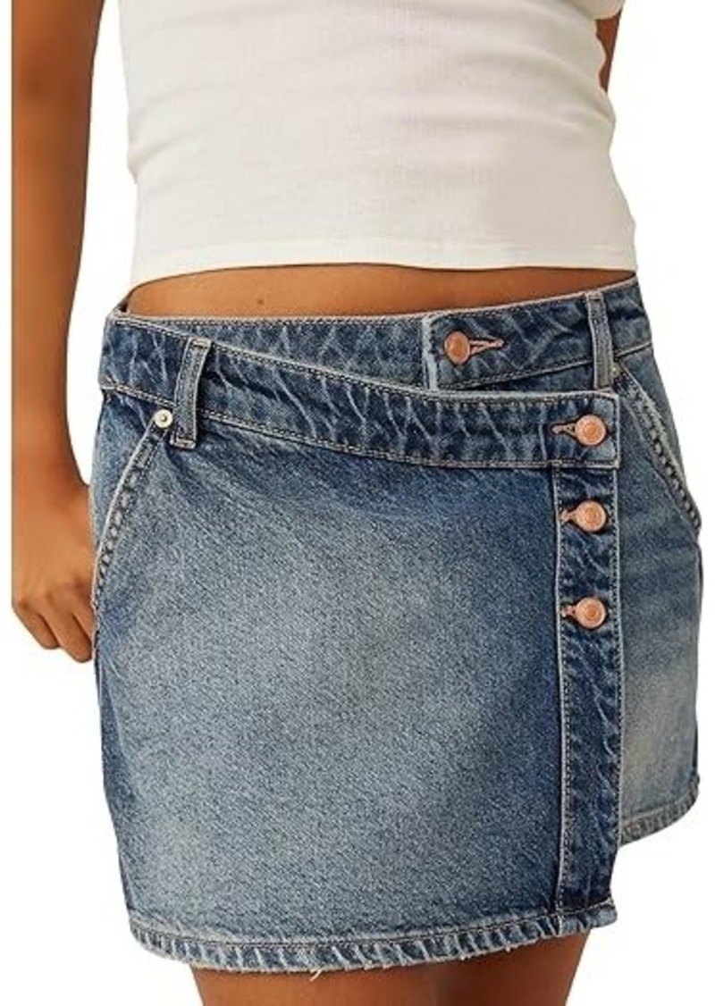 Free People Wynne Denim Skirt