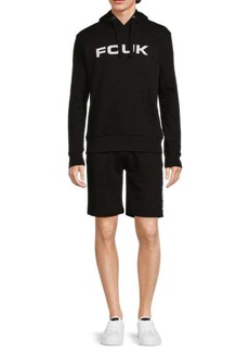 French Connection 2-Piece Logo Hoodie & Shorts Set