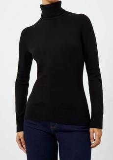French Connection Babysoft Turtleneck Sweater In Black