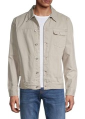 French Connection Button-Front Cotton Jacket
