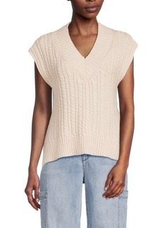 French Connection Cable Knit Sweater Vest