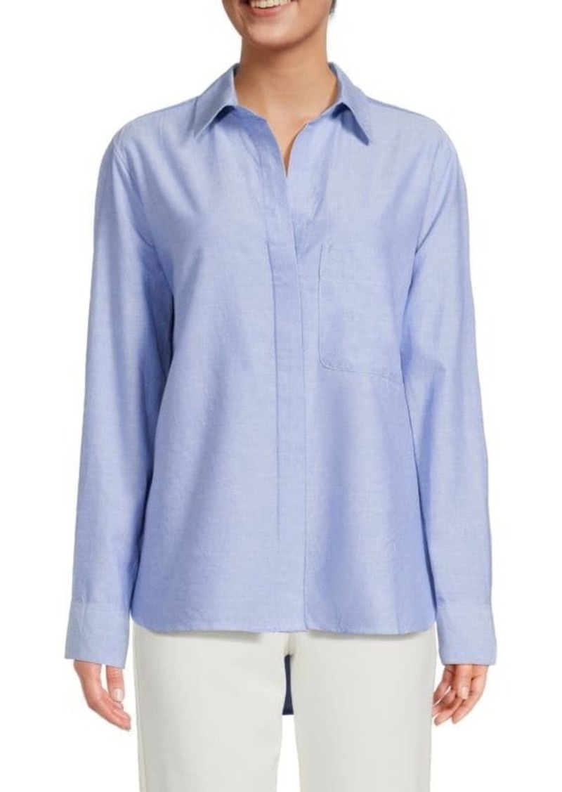 French Connection Chambray Button Down Shirt