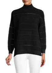French Connection Cutout Cotton Sweater