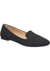 French Connection Delilah Womens Faux Suede Slip-On Smoking Loafers